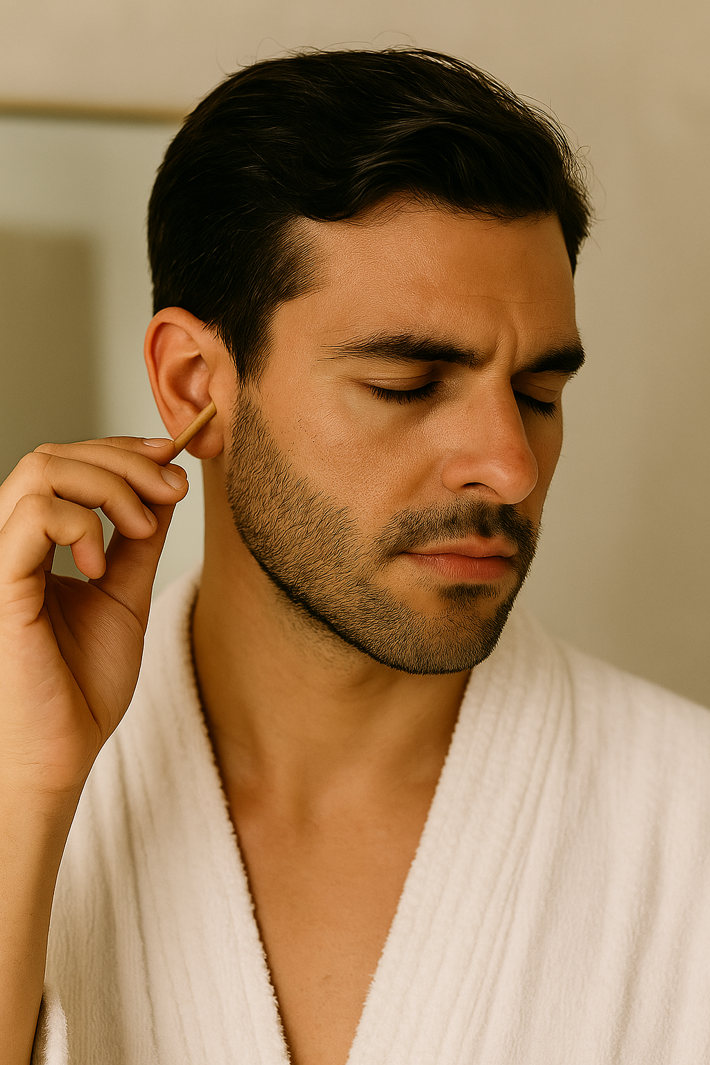 Cure oreille en bois Coton tige réutilisable zero dechet Caliquo