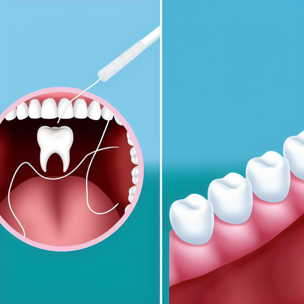 Utilisation du fil dentaire pour une hygiène bucco-dentaire optimale : Prévention des caries et maladies parodontales
