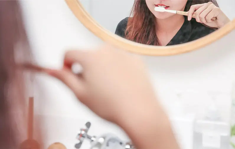 Offre découverte Brosse à dents rechargeable en bois Caliquo